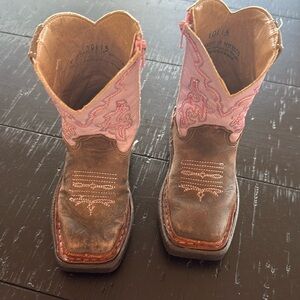 Roper Toddler Boots Size 5 Side Zipper